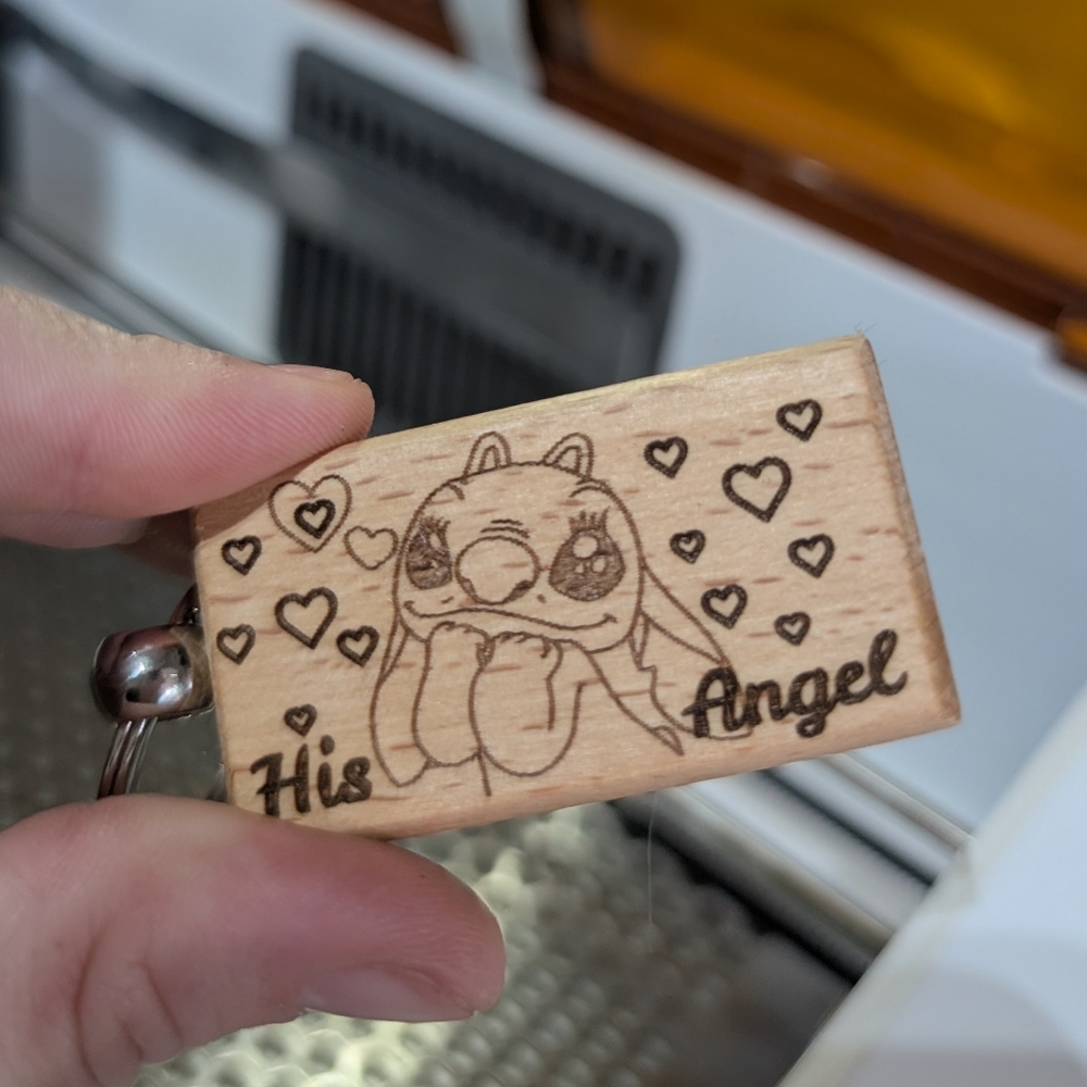 Custom Wood Keychain - Picture 3 of 3